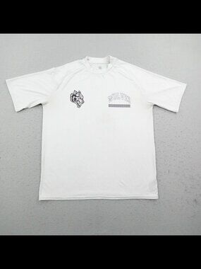 Darc Sport Shirt Mens XL White Dry Wolf Performance Athletic Workout Gym Wolves